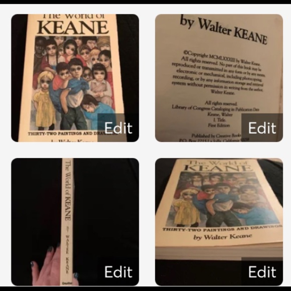 Signed- Wold of Keane: Thirty two paintings and drawings by Walter Keane